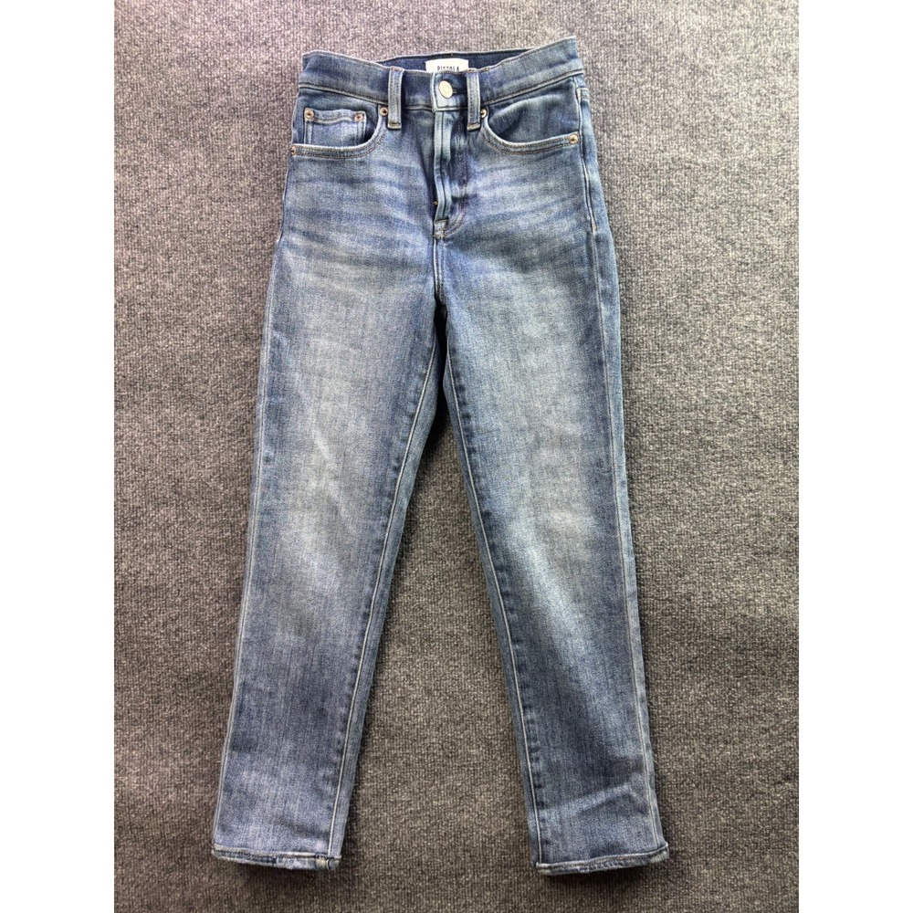 Pistola Skinny Jeans Womens 24 Blue High Rise Medium Wash Stretch Denim